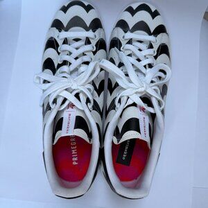 Adidas Marimekko Shoes Womens Size 9.5 Black White Art Sneakers Stan Smith